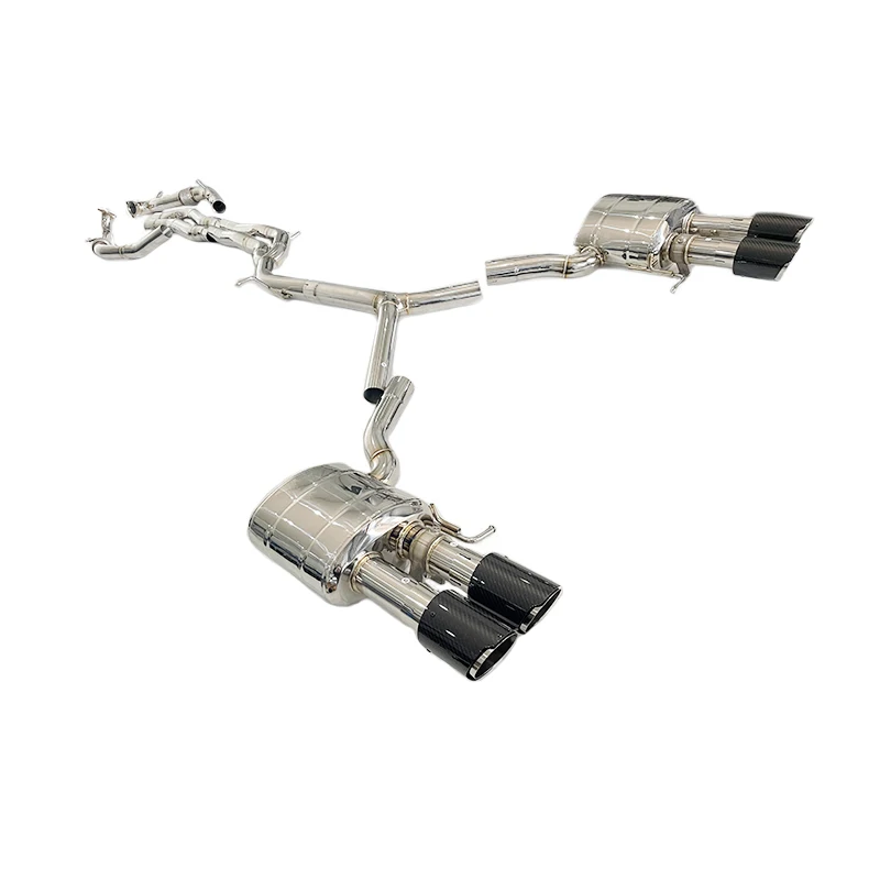 

Valved Catback Exhaust With Front Pipe For Audi S4 S5 B9 3.0t 2013-2023 Stainless Steel Pipe Muffler Valvetronic Exhaust System