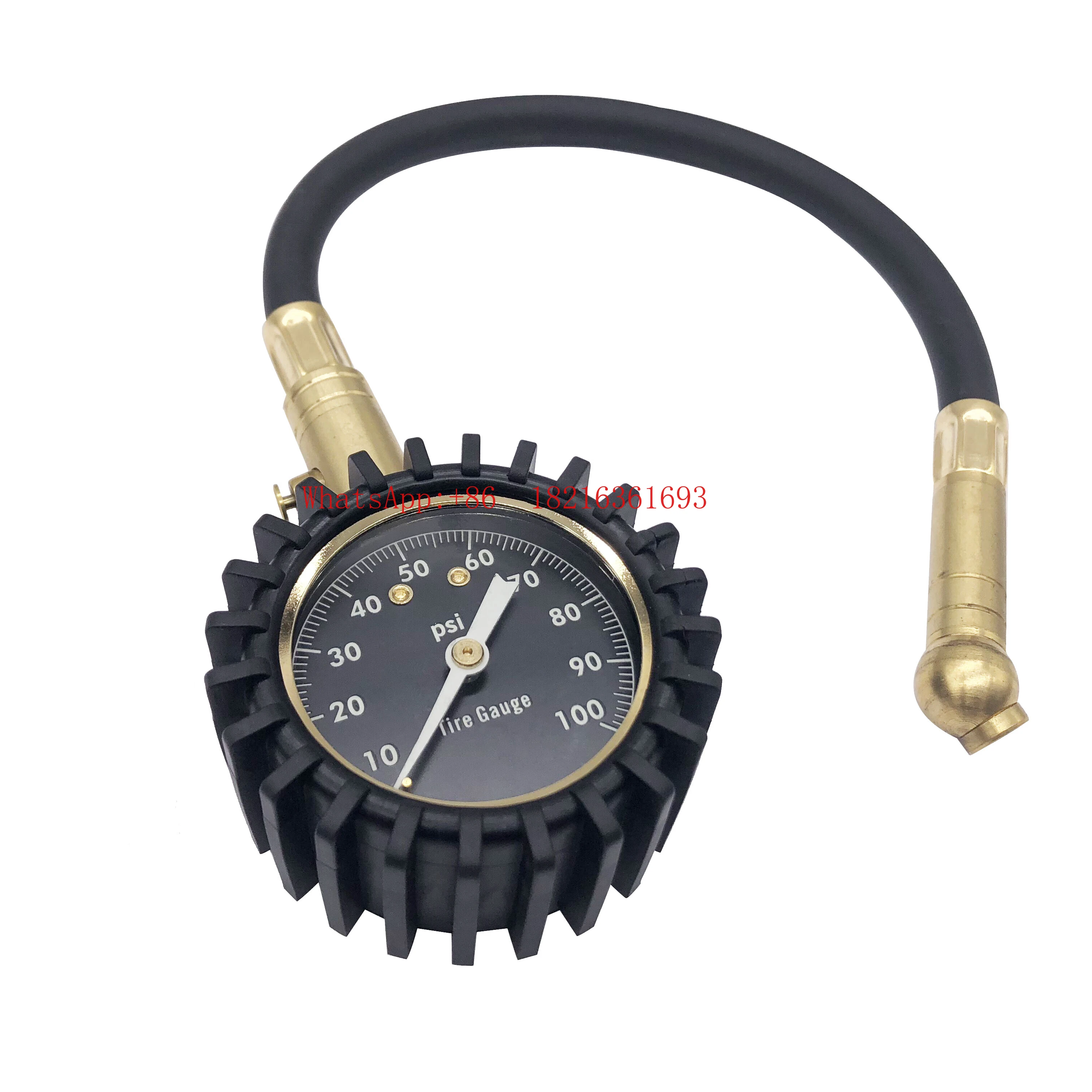 Automobile Leather Tube Tire Pressure Gauge, Tire Pressure Gauge, Pressure Gauge, Deflated