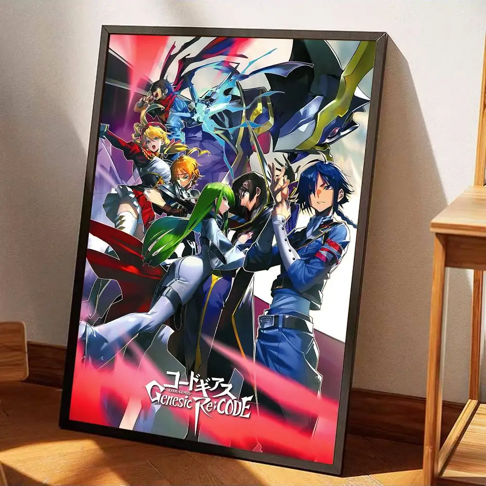 Code Geass Japan Anime Classic Vintage Posters Decoracion Painting Wall Art White Kraft Paper Kawaii Room Decor