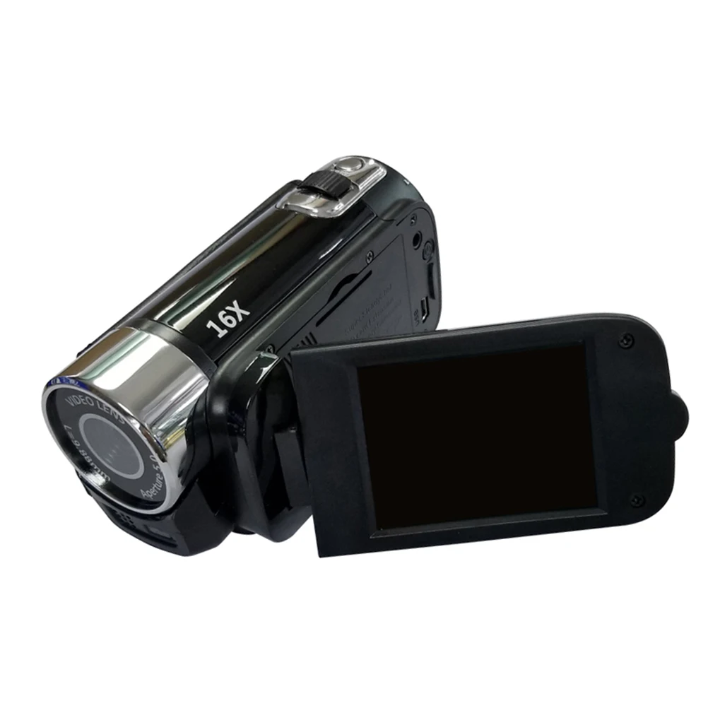 

1080P HD Digital Camera Camcorder High Definition DV Professional Video Recorder 16x Portable Vlog Device