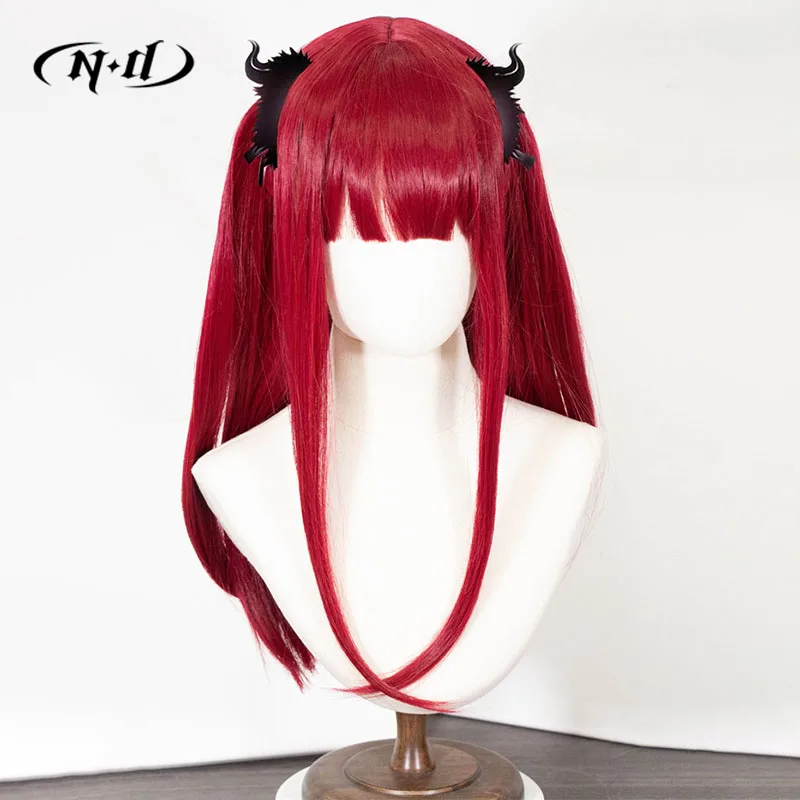 ND مارين كيتاجاوا ليز تأثيري الباروكات فستاني حبيبي كوس خصلات الشعر المستعار الأحمر ل كوميك كون كوزر زي موضوع حفلة مقاومة للحرارة