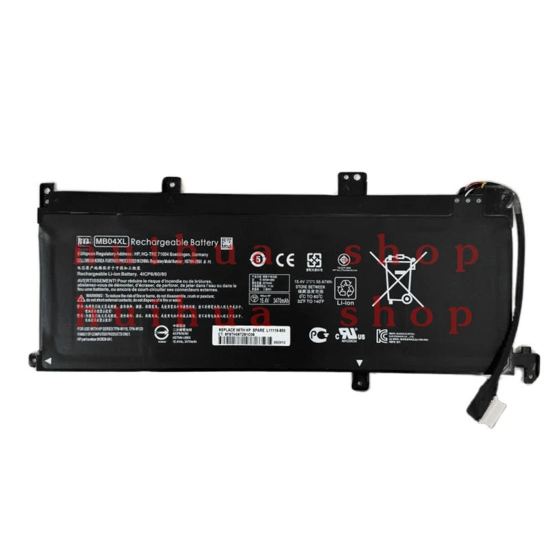 

Original MB04XL Battery for HP Envy X360 15-AQ 15-AR m6-aq 844204 -855 844204 -850
