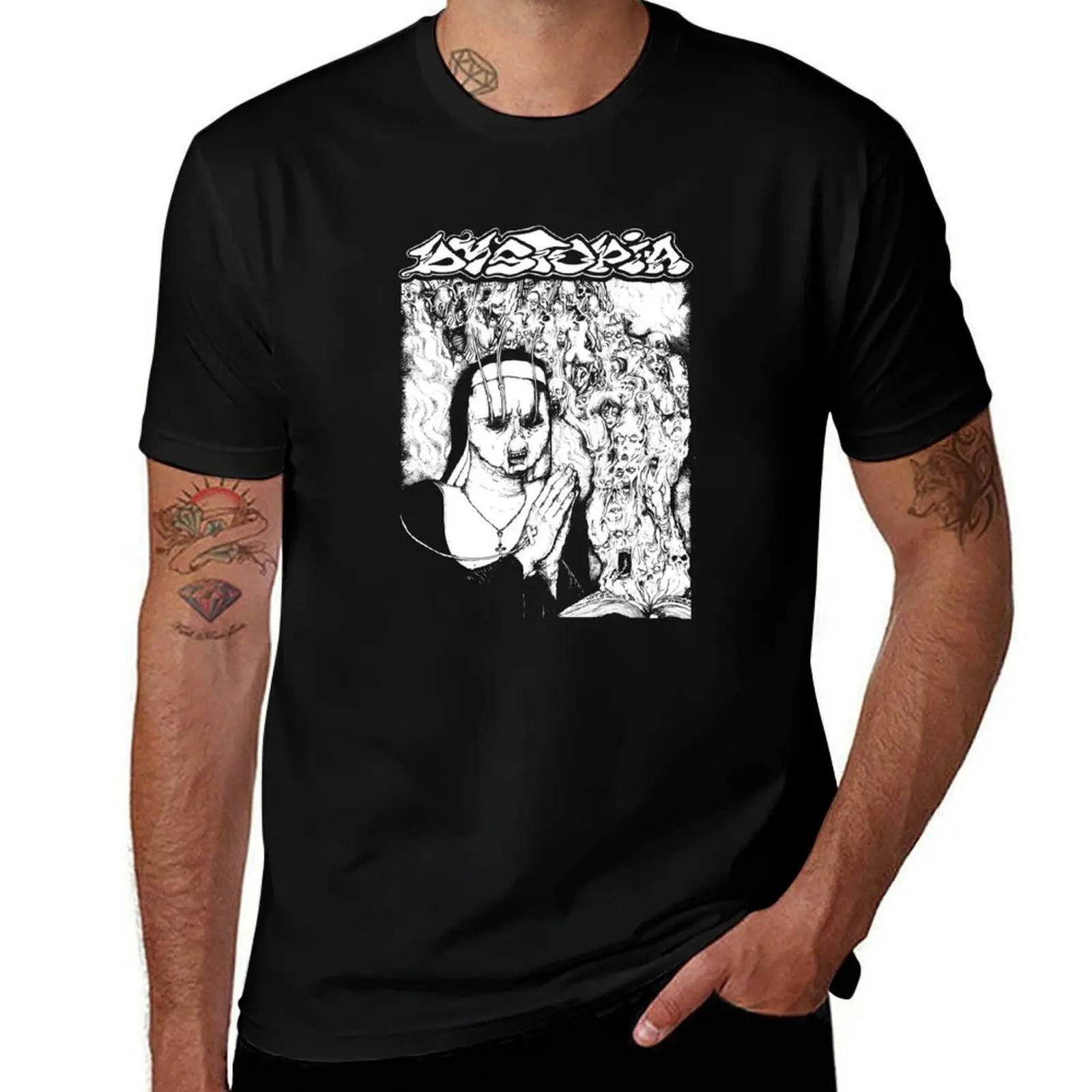 Nuns T-Shirt Soft Stretch Short Sleeve Top T-Shirt