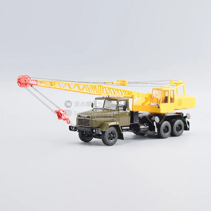 1:43 Scale Diecast Alloy KS-4561 GOVIET MILITARY TRUCK CRANE Toys Cars Model SSM1551 Classics Adult Souvenir Gift Static Display