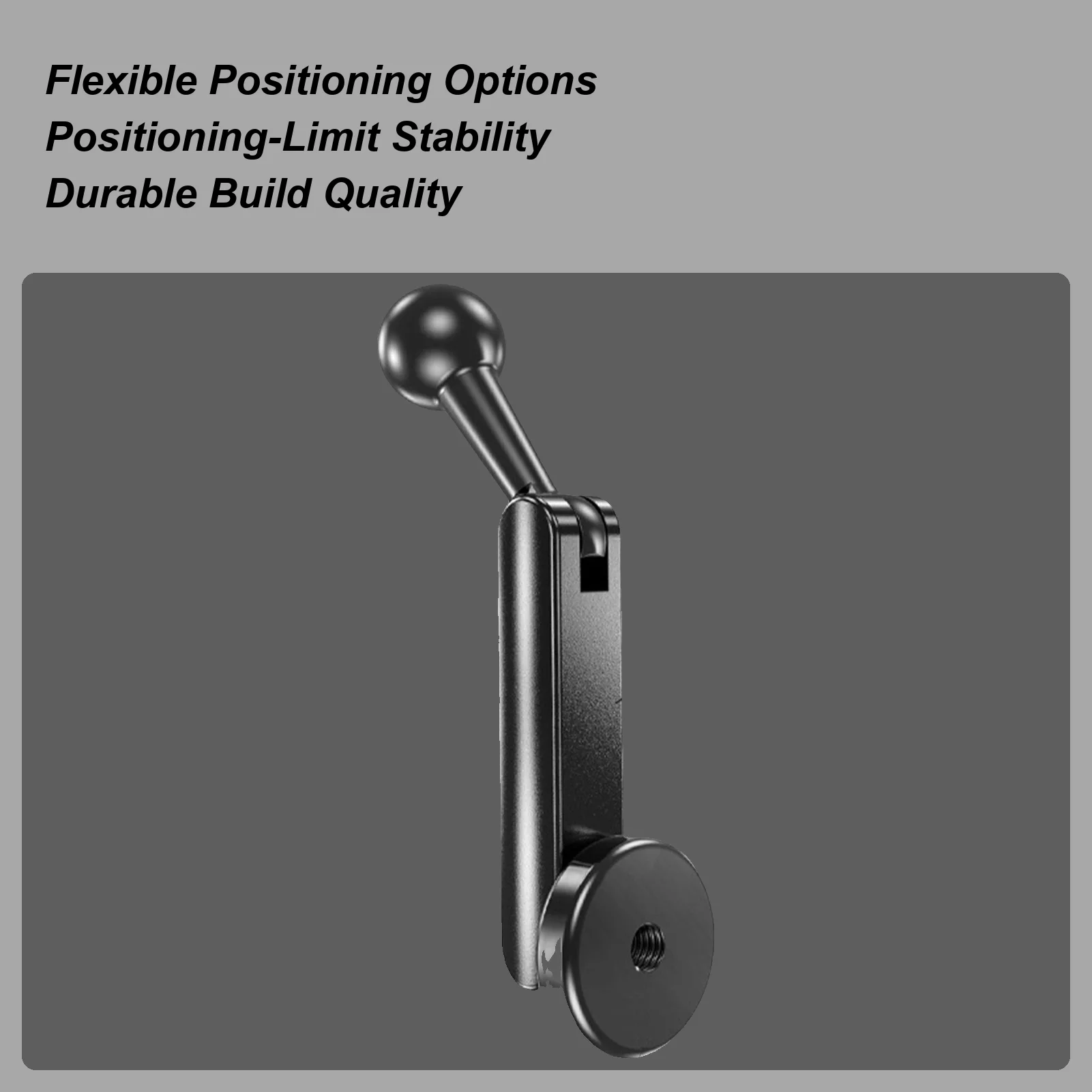 

Ball Mount Extension Arm Aluminum Alloy Connector Car Phone Stand Rotating Rod For Air Outlet Vent Clamp Cradle Truck Auto