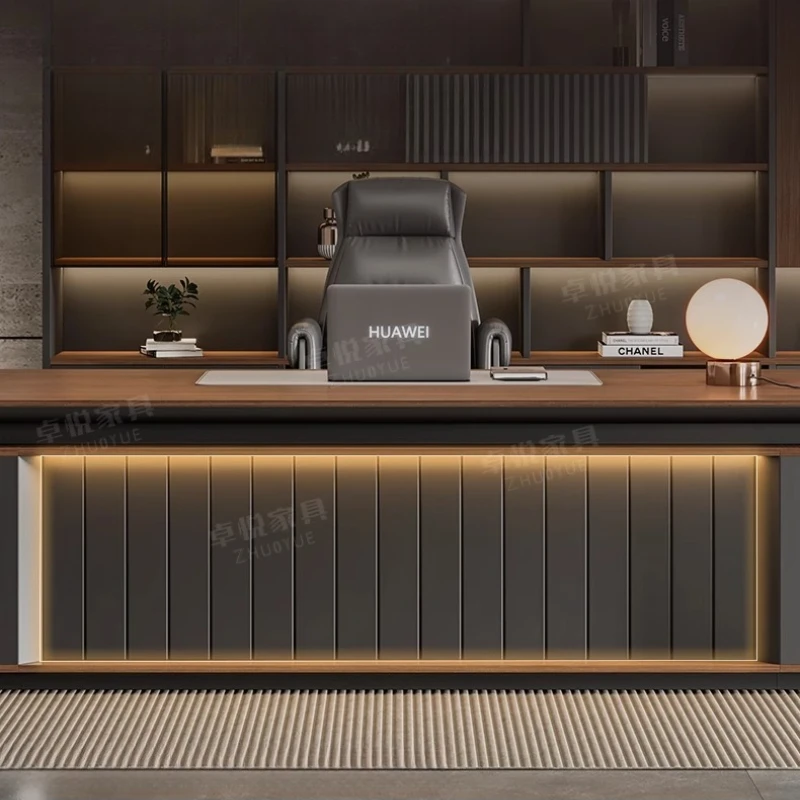 Suporte de perna barato gavetas de mesa executiva estética barato luxo gavetas de mesa executiva madeira mesa de escritorio móveis de escritório