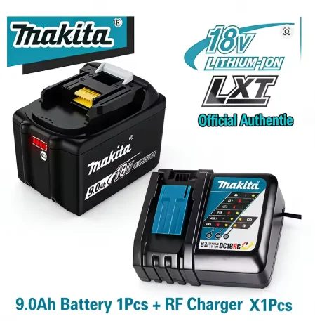 

Original Genuine Makita 18V 9Ah Lithium Battery High Capacity Rechargeable for Cordless Power Tools Makita18V charger 5.
