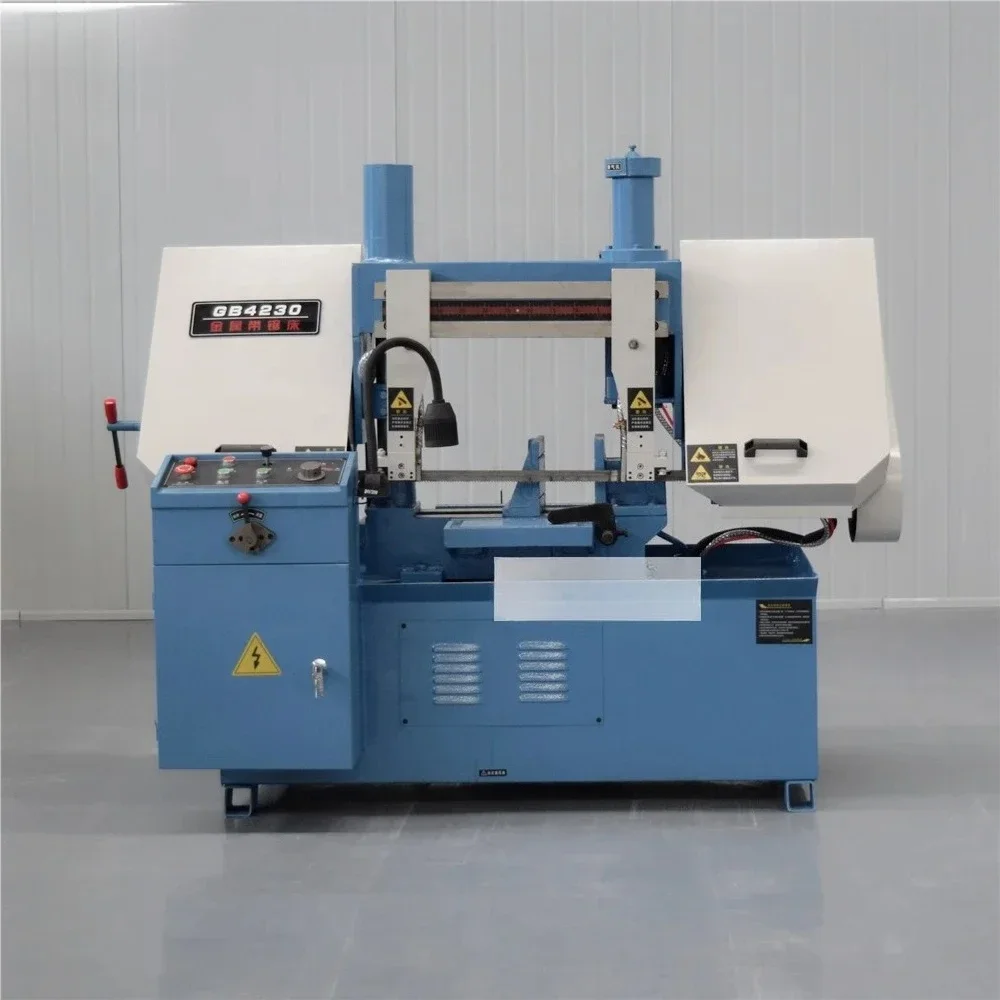 2025 NewGB4230 Double Column Hydraulic Automatic Metal Cutting Horizontal Band Saw Machine