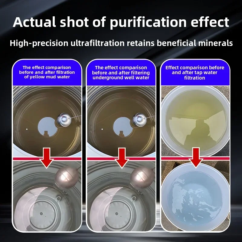 STARWELL-Water Purifier 102-800C Stainless Steel Ultrafiltration Water Purifier for Household Water Filter Purifier Water Filter