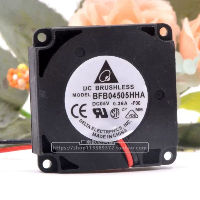 Original Delta BFB04505HHA 4510 DC5V 0.36A Turbo Centrifugal Cooling Fan for Electronics 4.5CM