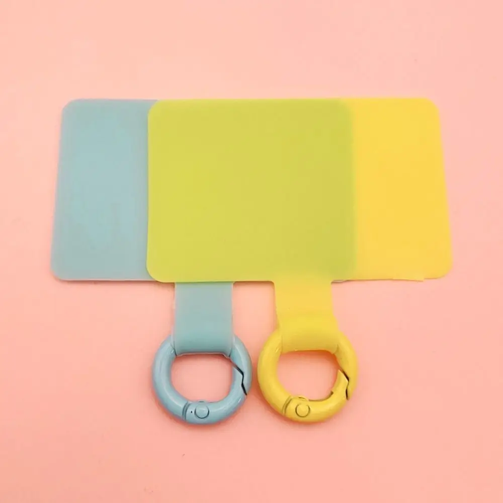 Anti-lost Phone Lanyard Gasket Attachment Metal Backle Mobile Tether Pad Durable Detachable Mobile Phone Patch Hanging Cord