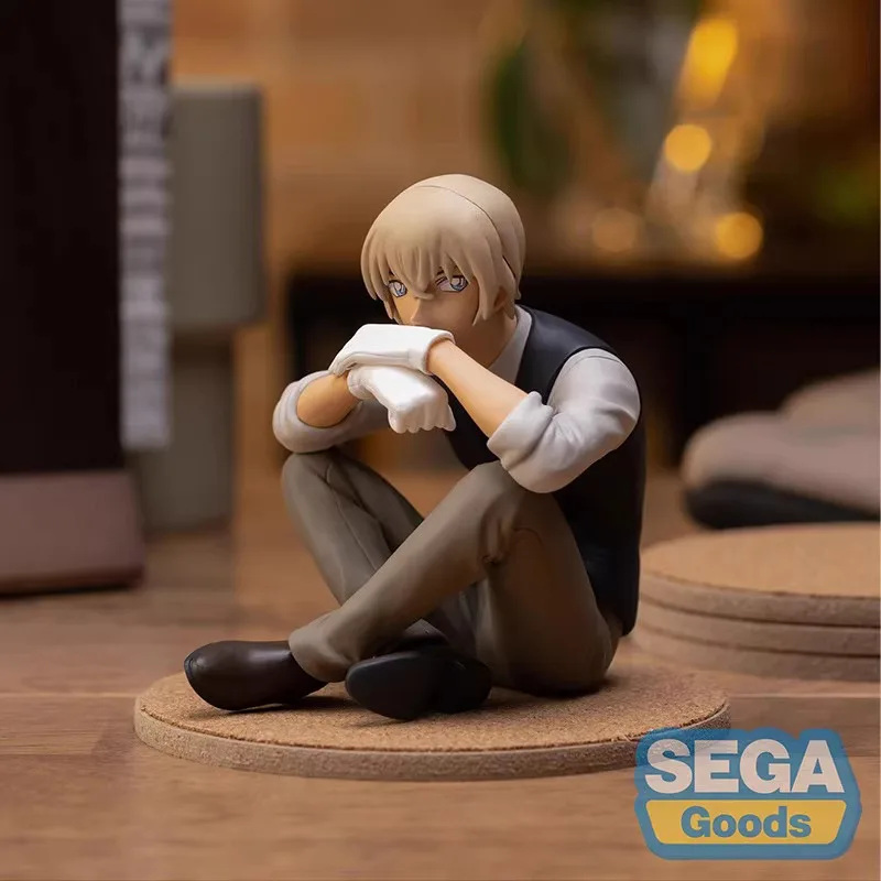 Spot SEGA famoso detective Conan Ashwara Aie Shuichi Akai sentado en la habitación modelo hecho a mano juguetes regalos colección de Anime