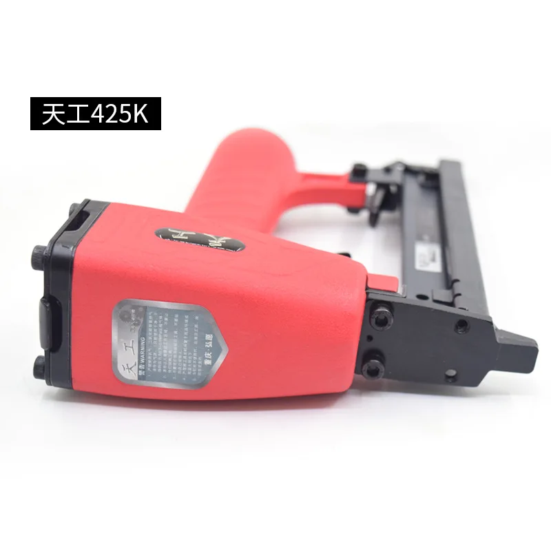 Pistola clavadora de aire 425K, pistola neumática de ratán de Metal tipo U, muebles de poste de aluminio, grapas 410K 413K 416K 418K