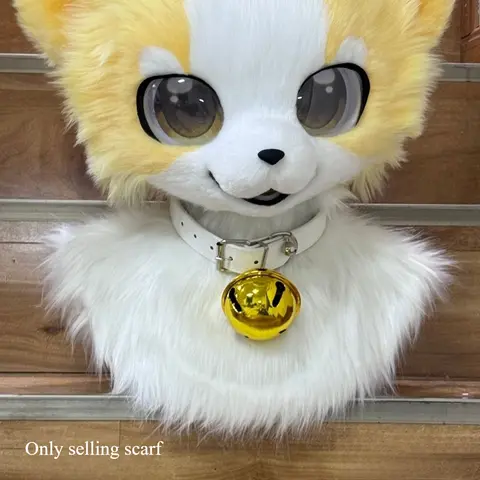 Kigurumi Furry Scarf Bib Collar Vest Fursuits Partial Accessories Short Fur Animal Costume Accessories