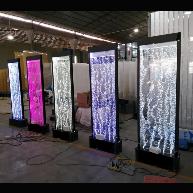 (customized)LED waterfall panel night club bar decoration / bar and lounge furniture