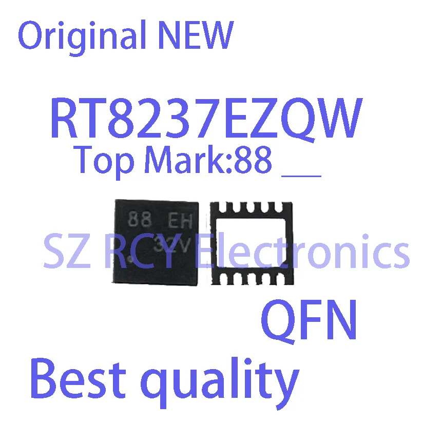 

(5 шт.) Новый электронный чип RT8237EZQW RT8237E Top Mark 88 XX QFN IC