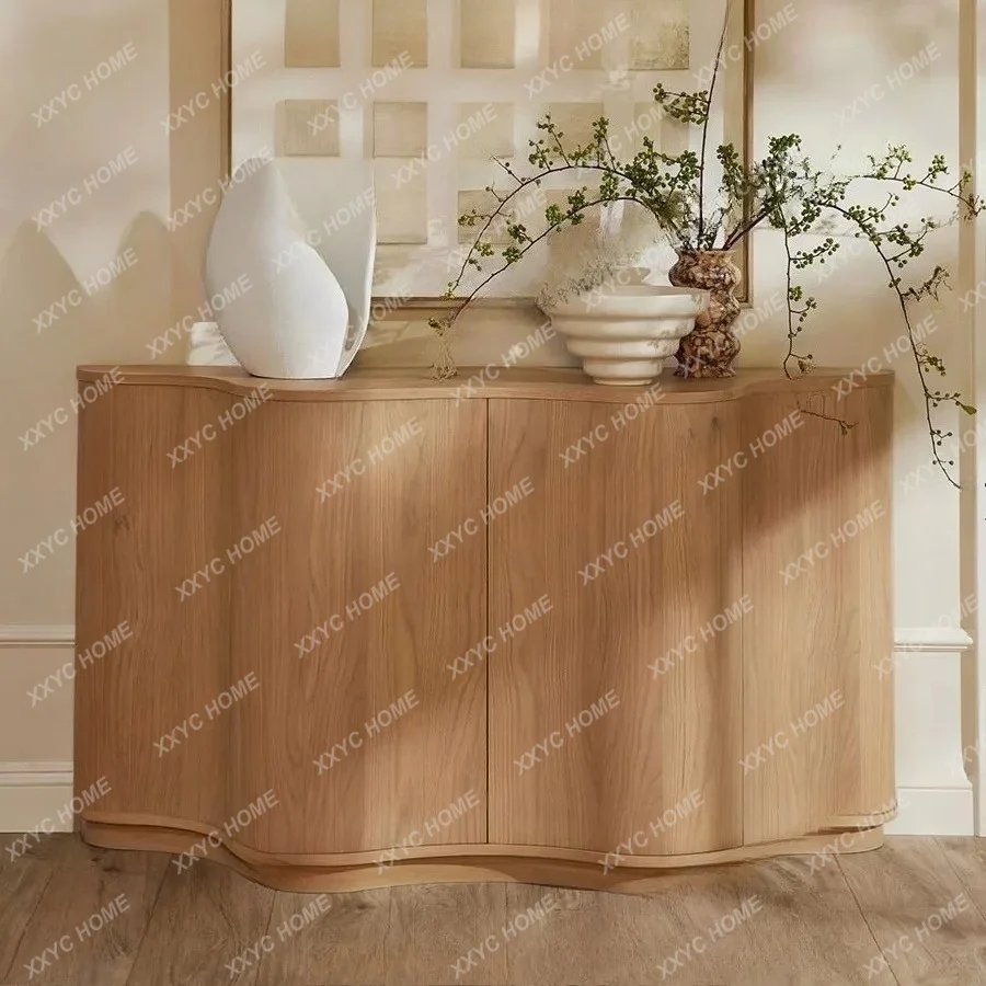 solid wood dining side cabinet  country foyer entrance antique creative living room retro decorative cabinet