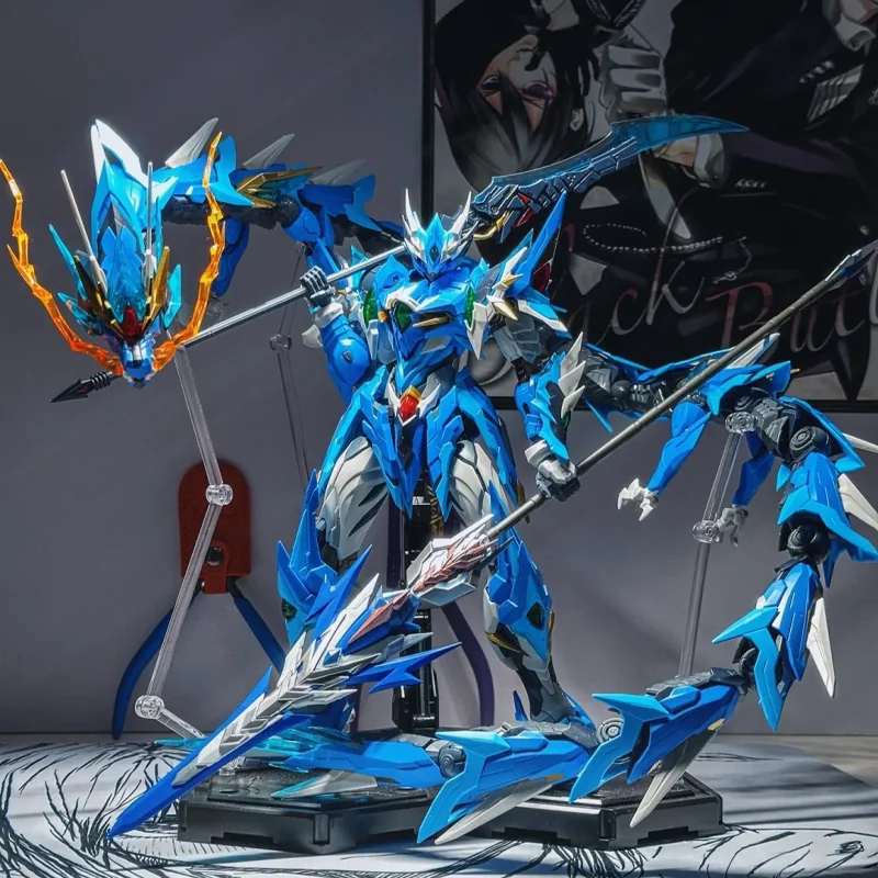 

Motor Nuclear Ao Bing Alloy Frame Mecha Model Kit Action Figures Super Articulated Desktop Ornament Doll Boys' Puzzle Toys Gift