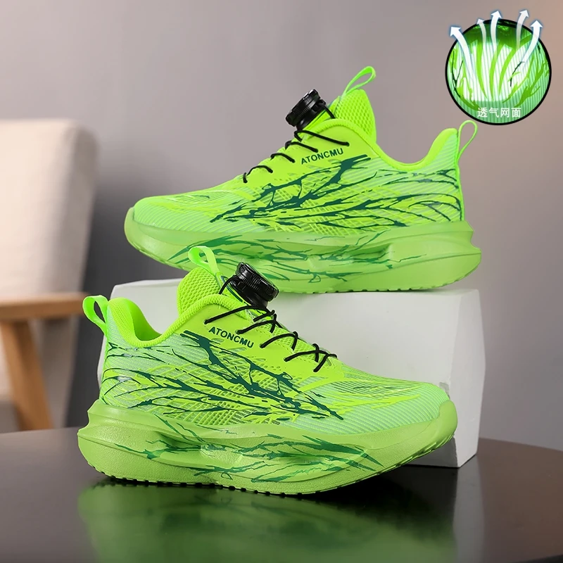 

Summer New Single Mesh Breathable Kids Fashion Campus Running Sports Shoes