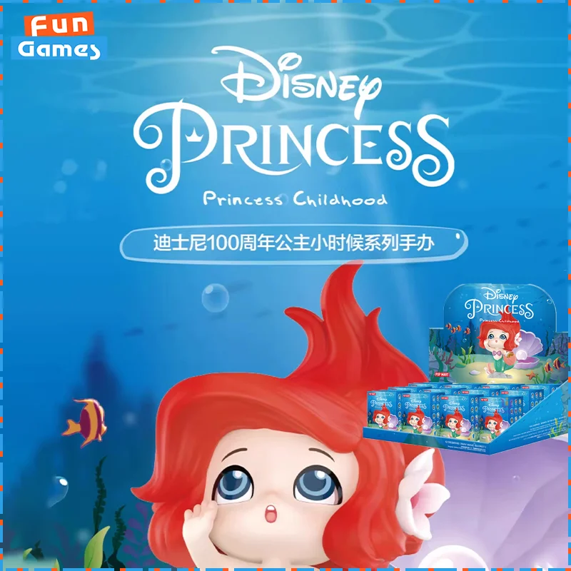 Pop/mart Mystery Box Disney Blind Box Princess Childhood Series Blind Box Lucky Box Kawaii Princess Anime Figures Girl Gifts