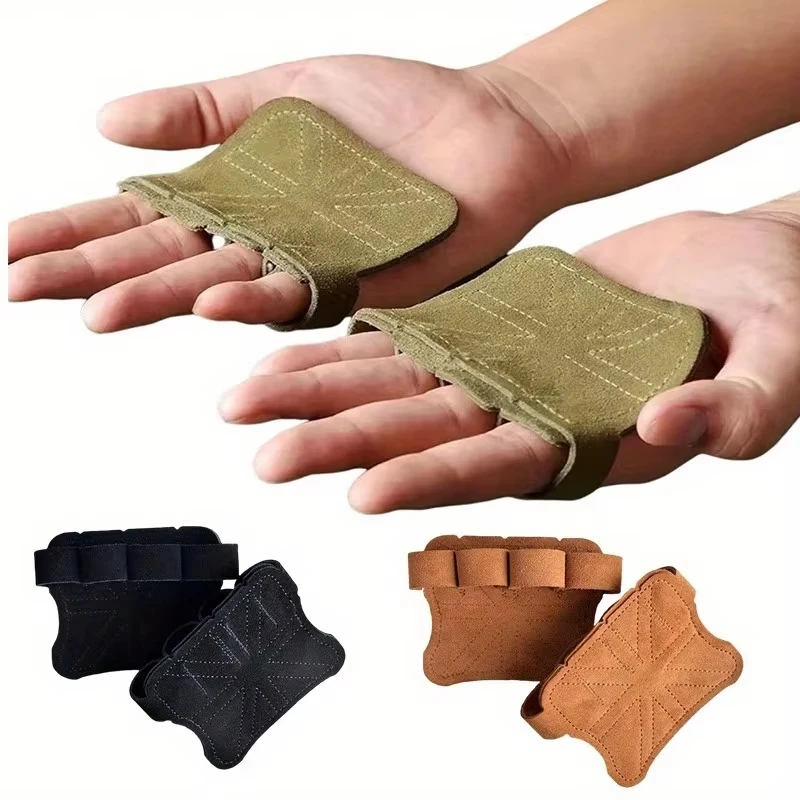 Gym Hand Grips For Weight Lifting Four‑Finger Non‑Slip Palm Prevent Blisters For Pull‑Up Bar Kettlebell Training Gym Accessories