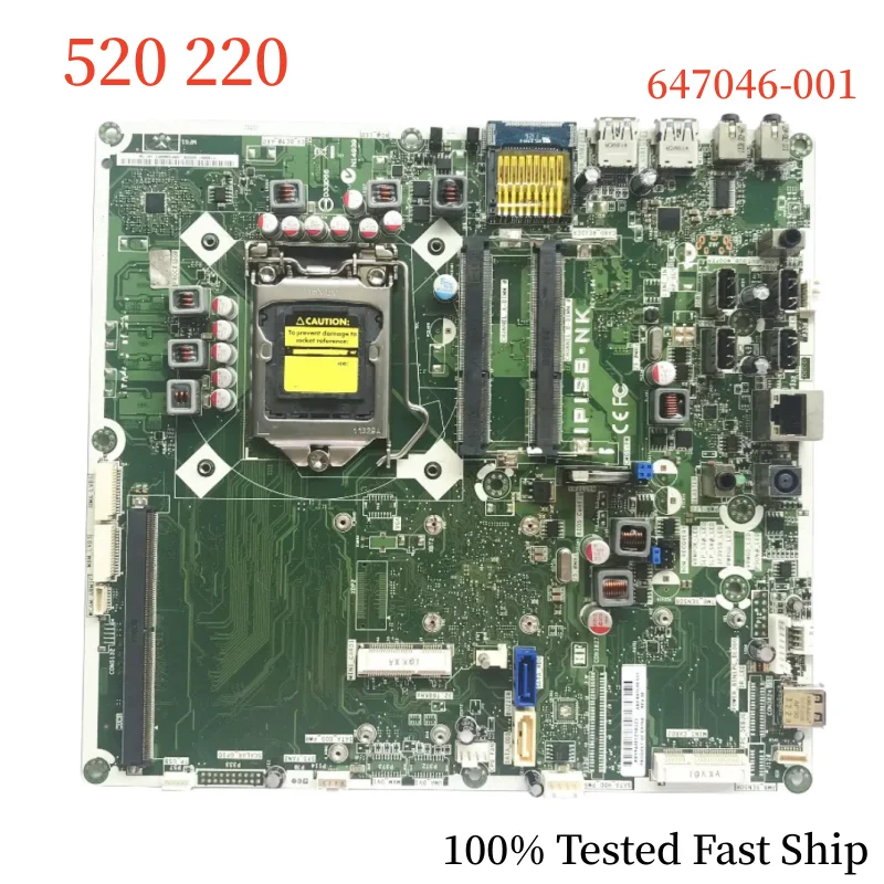 

647046-001 For HP 520 220 AIO Motherboard IPISB-NK 646748-001 LGA1155 DDR3 Mainboard 100% Tested Fast Ship