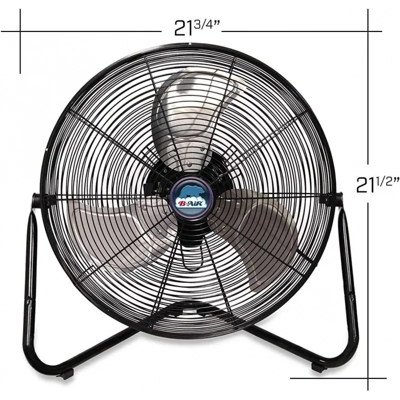 QWFirtana-20X Multipurpose High Velocity - 20 Inch Floor Fan