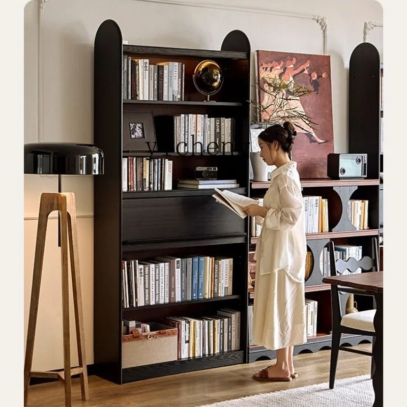 

Zz retro living room combination bookcase integrated full wall bookshelf living room display cabinet level