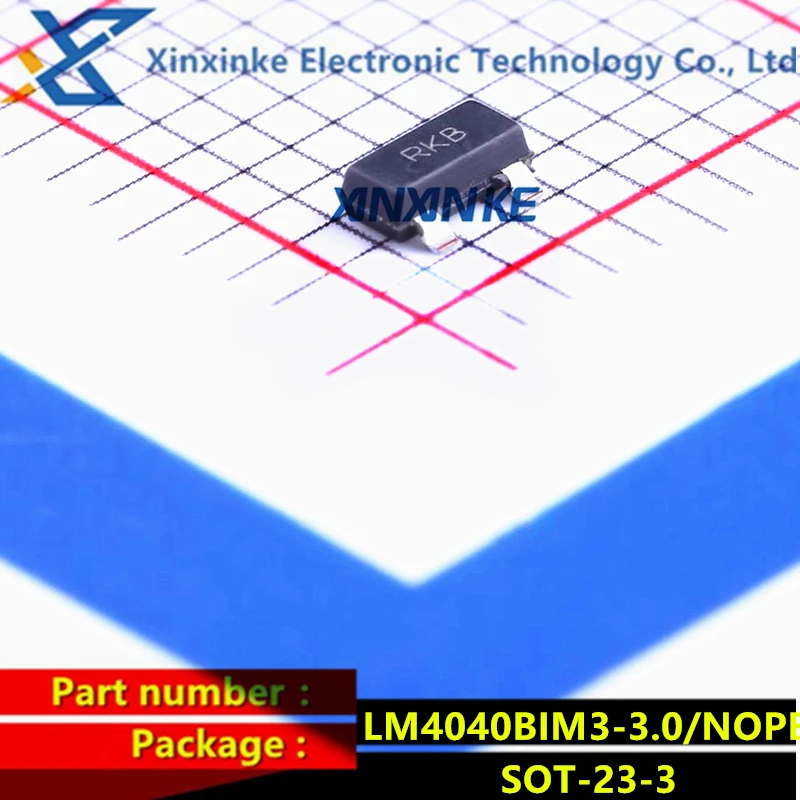 5PCS LM4040BIM3-3.0/NOPB LM4040BIM3X-3.0 Mark:RKB SOT-23-3 Voltage References Prec MicroPwr Shunt Vtg Ref Power Management ICs