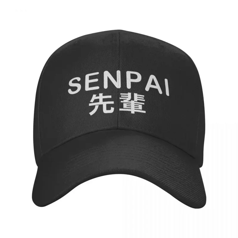 Punk Japanese Anime Senpai Baseball Cap for Women Men Adjustable Dad Hat Sun Protection Snapback Caps Trucker Hats