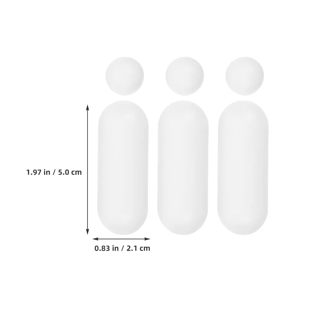 18Pcs Universal Toilet Seat Bumpers Rubber Non-Slip Buffer Pads Replacement for Home Hotel Toilet Seat Stability