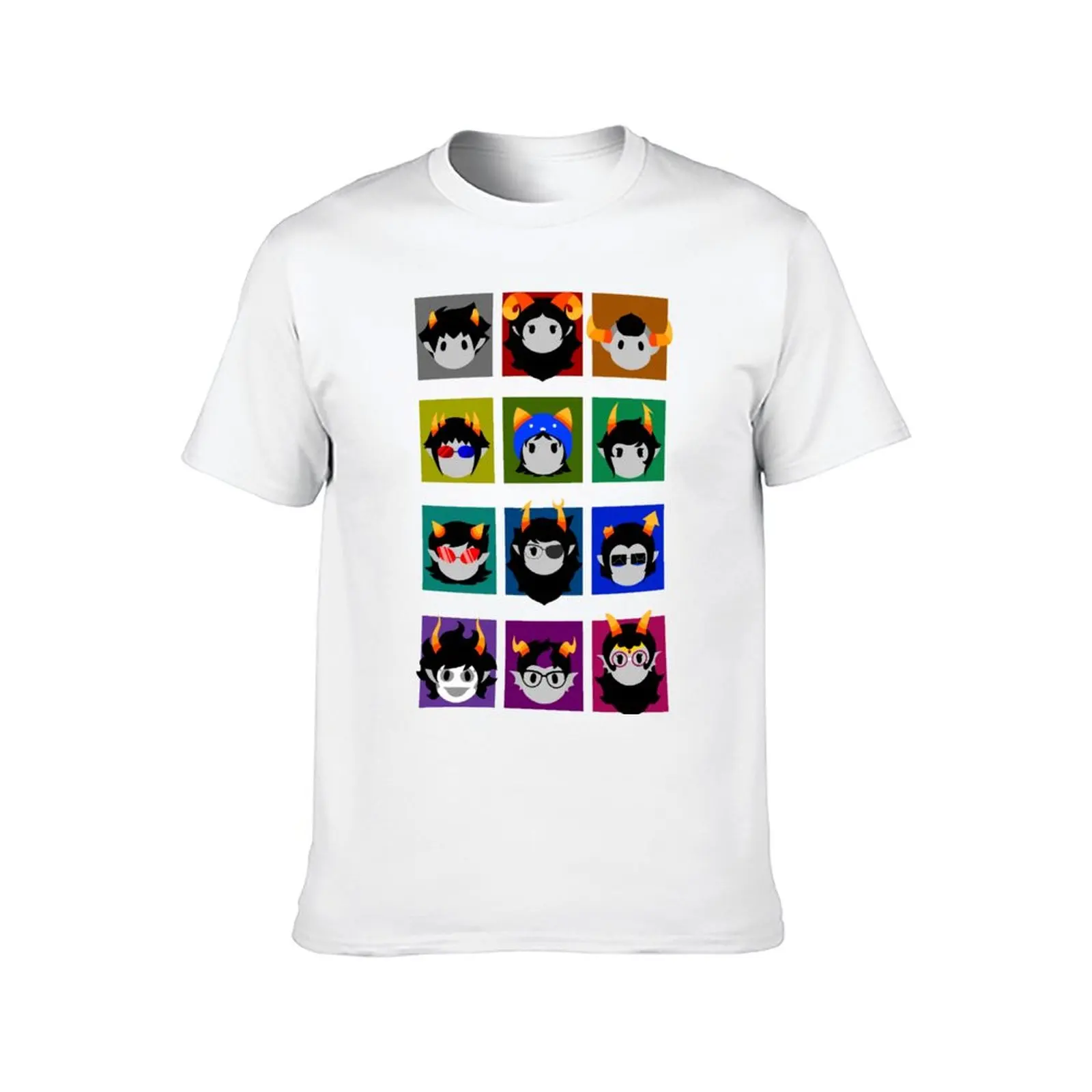 Chibi Homestuck Trolls T-Shirt oversized t shirt essential t shirt plus size men clothing