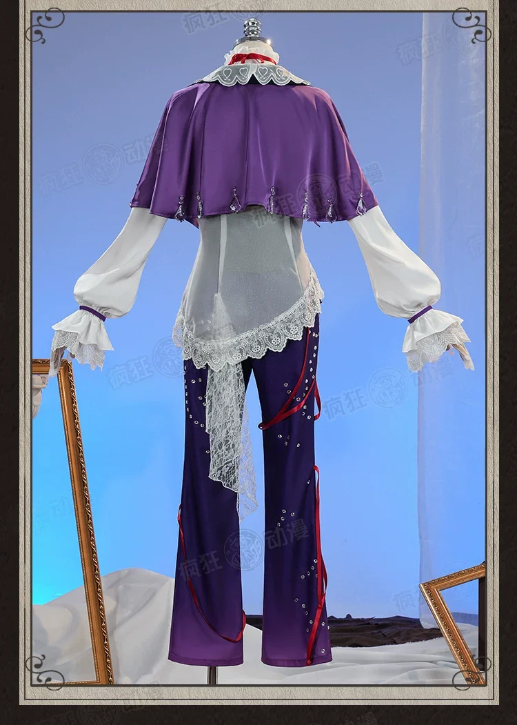 Anime Game Outfit Joseph Desaulniers Drowning Dream Cosplay Costume Identity V Men Anime Game Full Set Halloween Carnival view 3