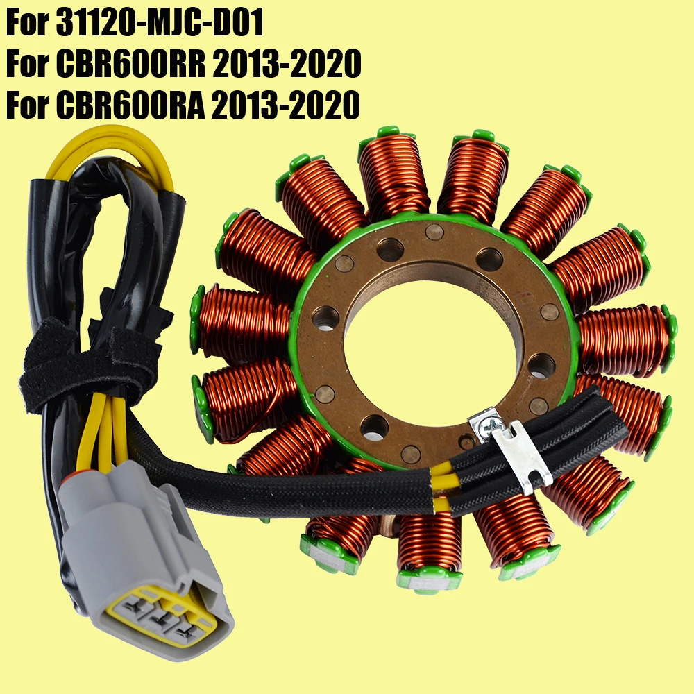 

Stator Coil for Honda CBR600RR CBR600RA 2013 - 2020 2019 2018 2017 2016 2015 2014 31120-MJC-D01 Generator Coil CBR 600RR 600RA