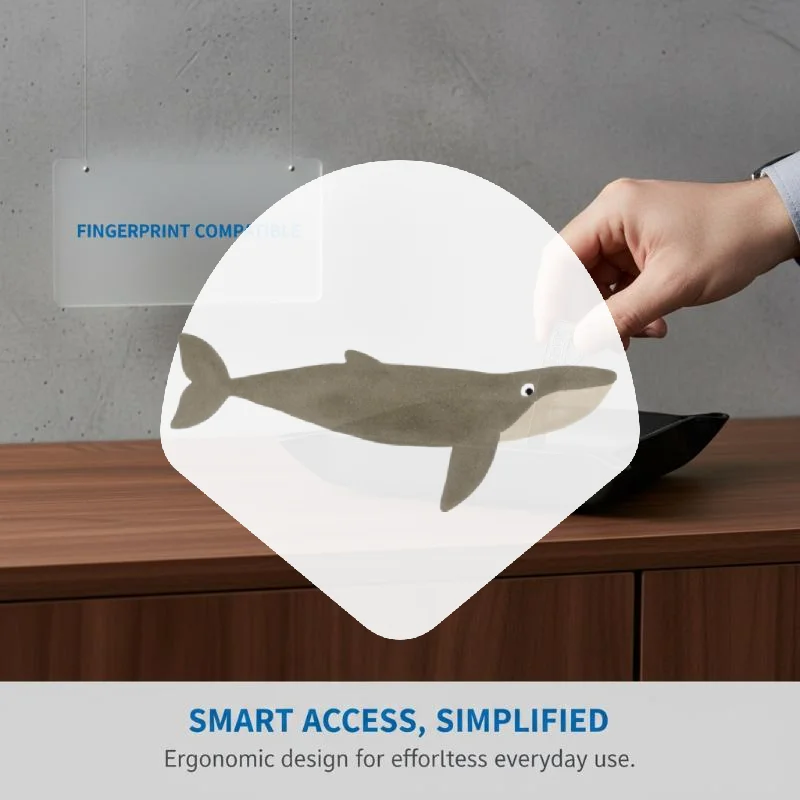 Smart Lock Key Blanks Easy to Cut High Hardness Flat Key Blade Fit for Most Fingerprint Smart Locks for Residential Use