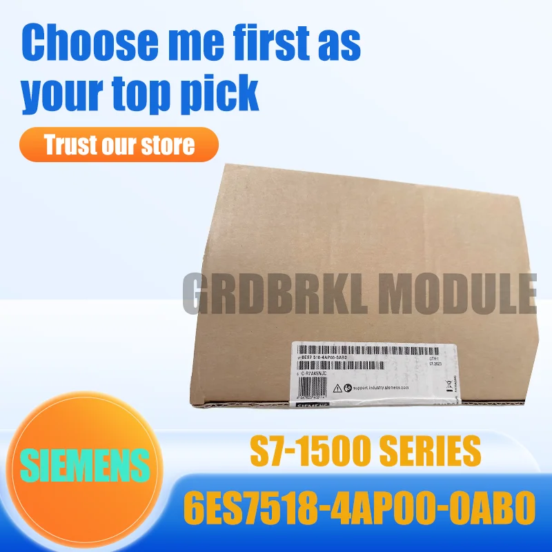 Новый оригинальный модуль контроллера SIEMENS 6ES7518-4AP00-0AB0 6ES7 518-4AP00-0AB0 S7-1500 CPU 1518-4 PN/DP