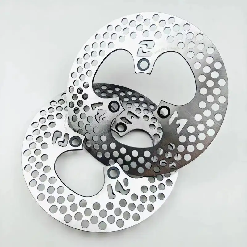 1Pc 3 Hole Brake Disc Heat Resistant Stainless Steel 200mm 220mm Front Rear Rotor for Motorcycle E-Scooter Repair Parts