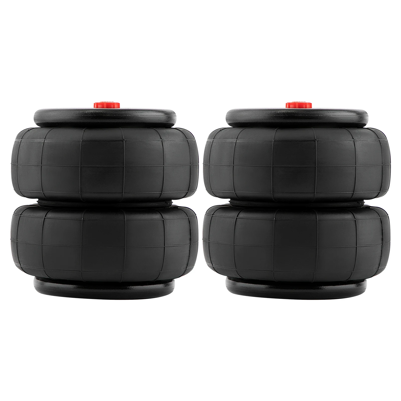 2x стандартные подвесные сильфоны с пневматической пружиной 2600 фунтов, сверхмощные подвесные мешки с одним портом и пневматическими пружинами 1/2 дюйма