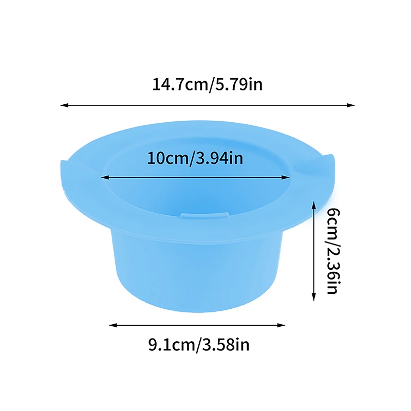 Bols en silicone résistants à la chaleur, doublure de poêle antiarina, pot de remplacement, chaud d'avertissement, facile à nettoyer, épilation, fusion, bols à cirer