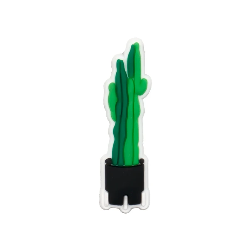 1/30 Stück Frühlings-Schuh-Charms, niedliche Avocado-Kaktus-Tropenblatt-Schuh-Charms, wasserdichte PVC-Clog-Dekorationen für Damen, Herren, Kinder – Detail 18