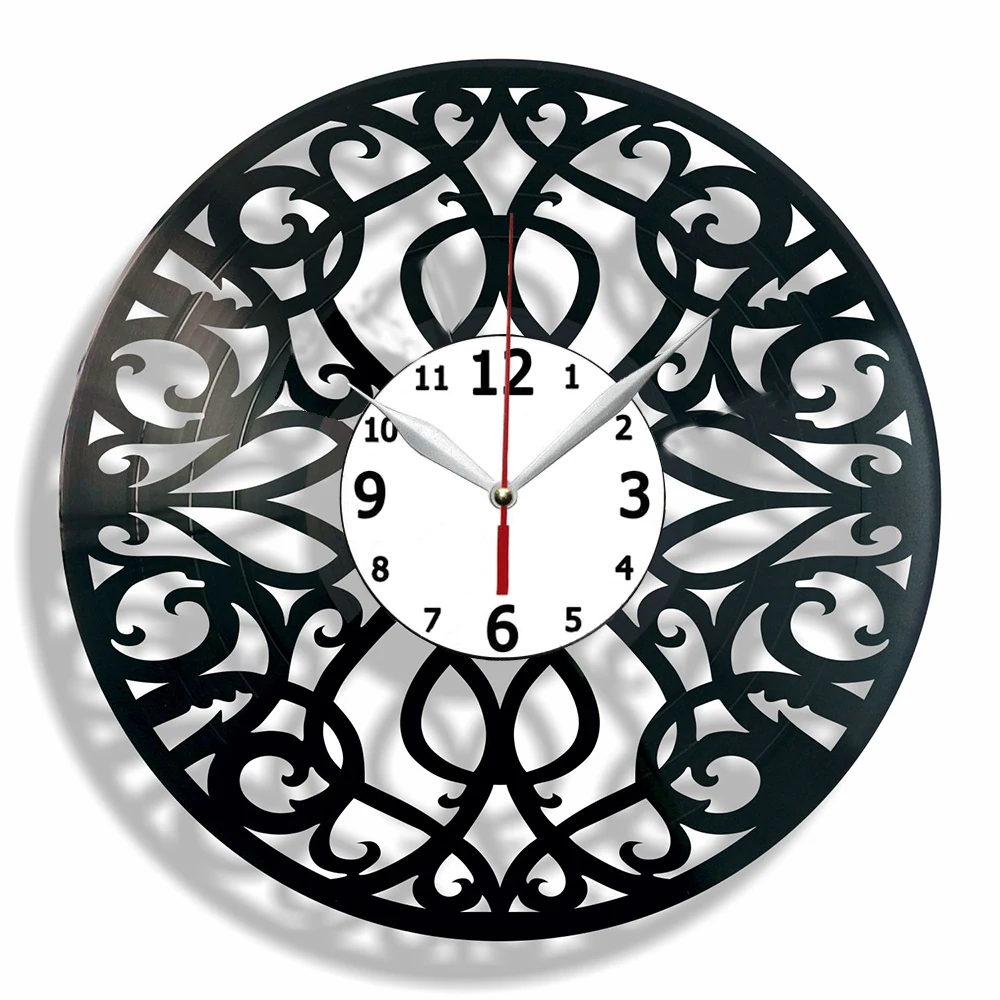 

New Creative Novelty Living Room Vintage Retro Vinyl Wall Clock Movie CD Record Clock Large 3D Home Decor Watch