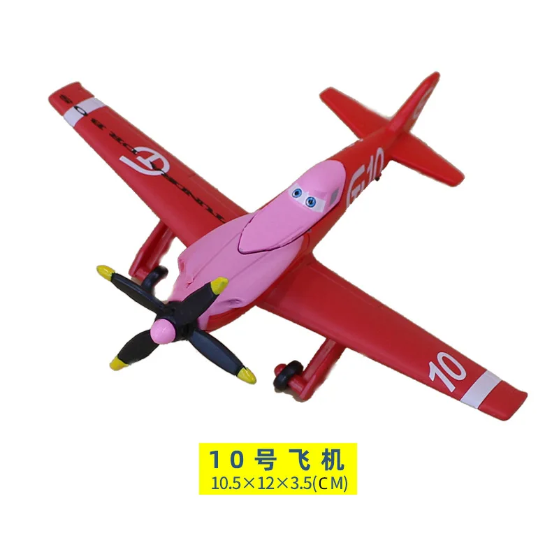 Disney Pixar Planes Dusty Crophopper Echo Bravo Fighter Skipper Aircraft Metal Airplane No.7 Model Toy for Kids Birthday Gifts