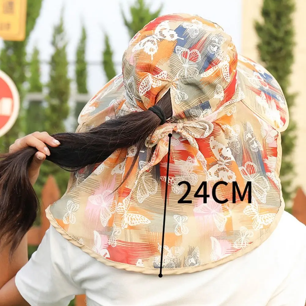 Face Covering Sun Hat UV Protection Large Brimmed Face Neck Protection Wide Brim Work Shade Breathable Tea Picking Hat Summer