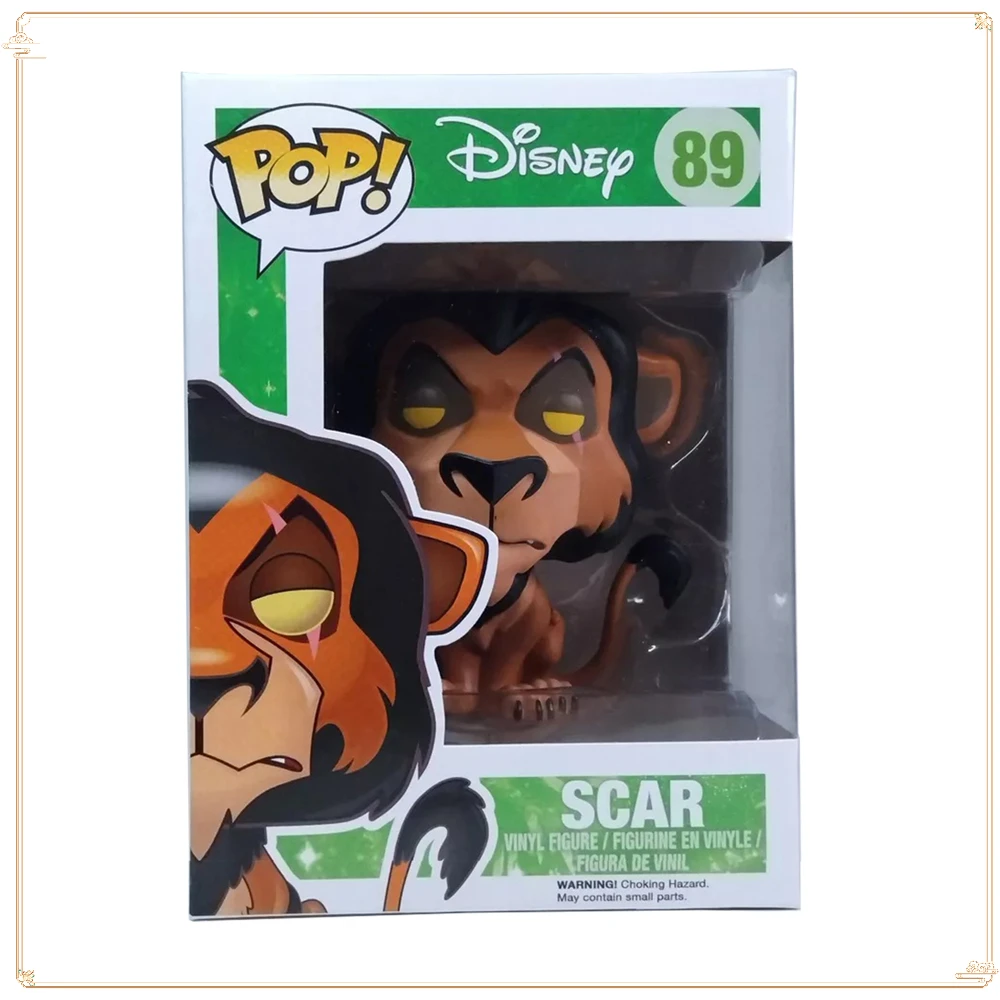 

FUNKO POP Disney Toy Action Figures Cartoon The Lion King Popular Character Scar Doll Handmade Christmas Collection Gifts Toys