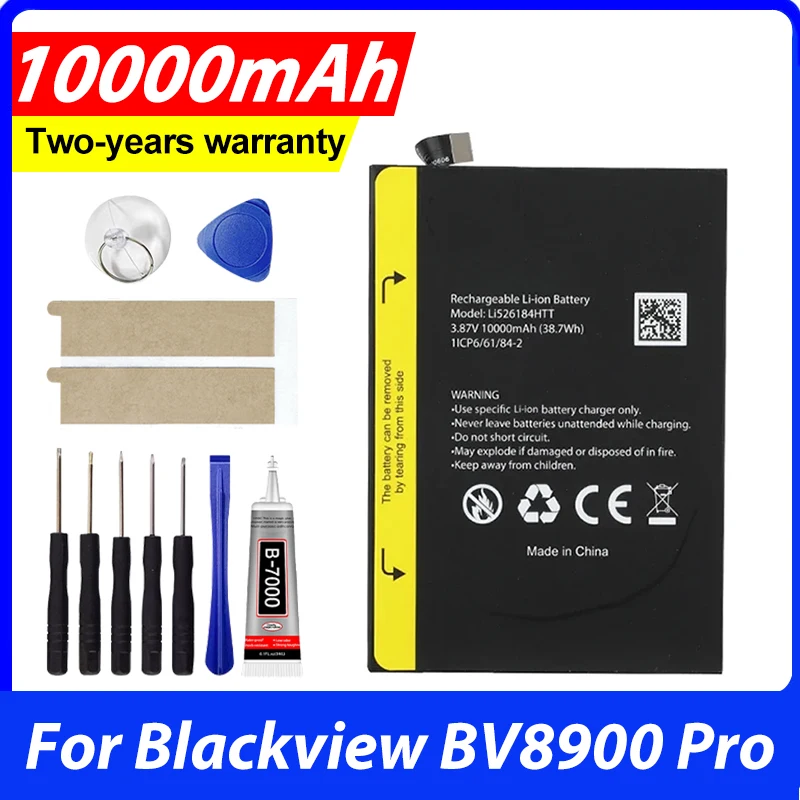 New Battery For Blackview BV7100 BV7200 BV8800 BL8800 Pro BV8900 Pro S80 Mobile Phone Bateria With Tools