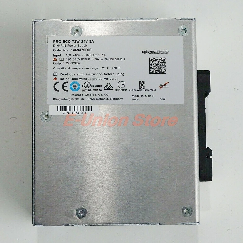 1469470000 PRO ECO 72W 24V 3A Rail Power Supply Switching Power Supply Module