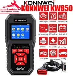 KONNWEI KW850 OBD2 Car Diagnostic Scanner Tools OBD 2 Auto Diagnostic Tool Check Engine Automotive Car Scanner Code KW860 KW710