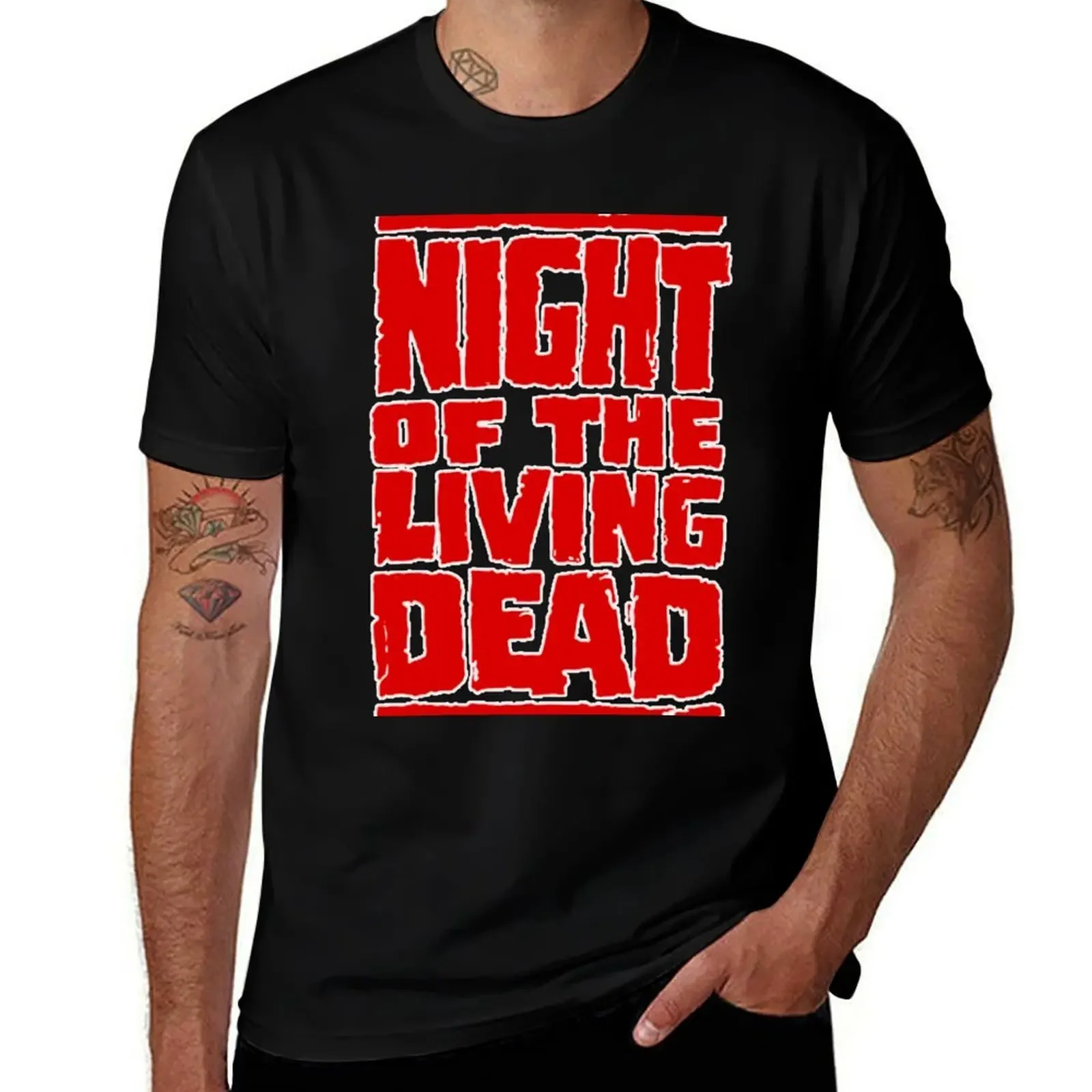 

NIGHT OF THE LIVING DEAD T-Shirt vintage t shirts funny meme t-shirts customizeds quick drying big and tall t shirts for men