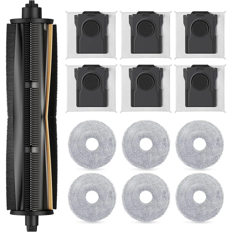 Main Brush Dust Bag Filter For Dreame X40 Ultra/X30 Ultra/L30 Ultra/L40 Ultra/X40 Ultra/L10s Ultra/L20 Ultra Vacuum Cleaner-[202