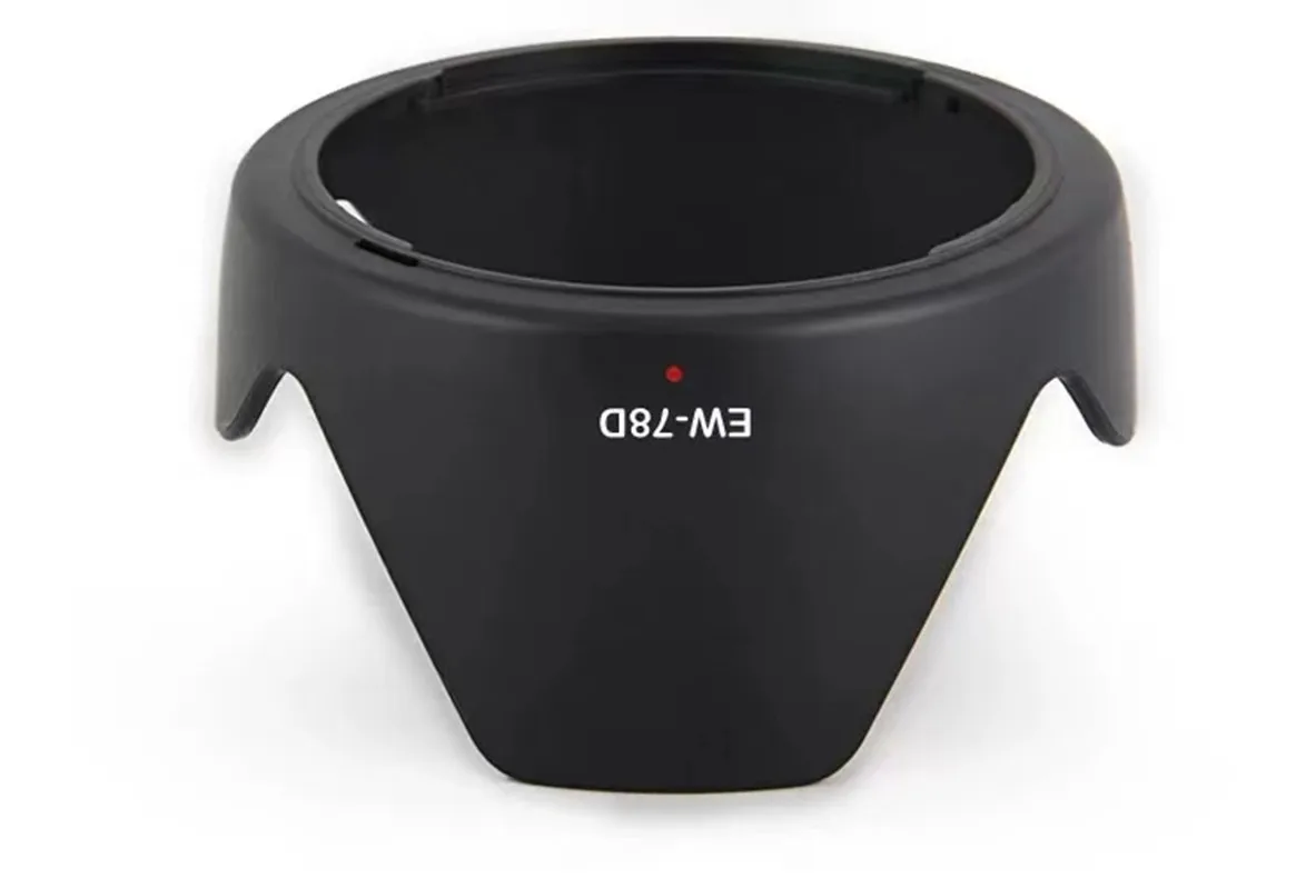 Special Light Shield Lens, Black Cover Acessório, Adequado para Canon EW-78D, EW-78BII